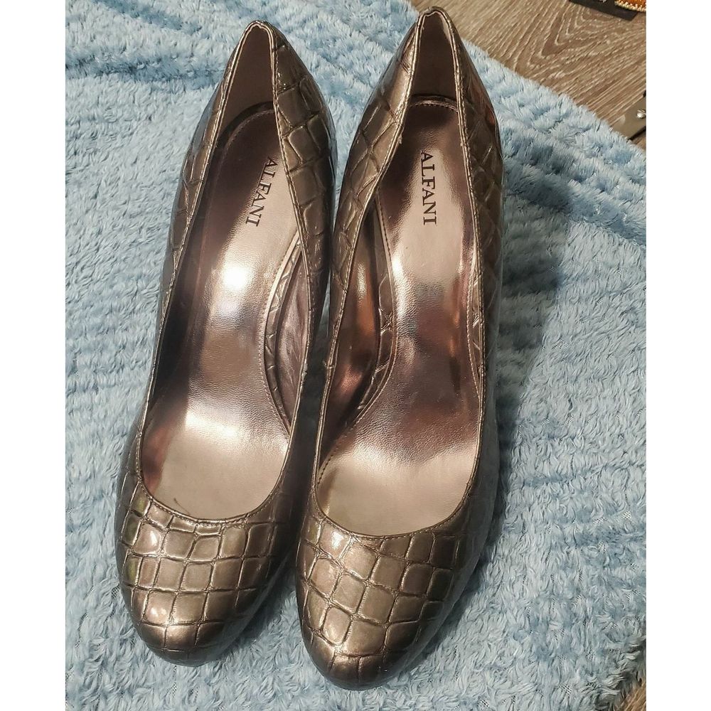 Alfani Python Gray Heels - image 3